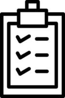 Clipboard Check Vector Icon Design