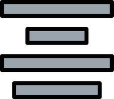 Align Center Vector Icon Design