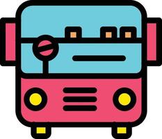 Bus Alt Vector Icon Design