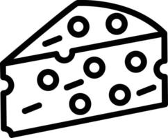 diseño de icono de vector de queso