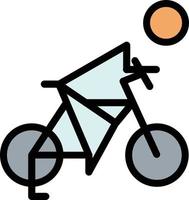 Biking Vector Icon Design