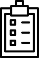 Clipboard List Vector Icon Design