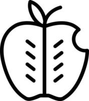 Apple Alt Vector Icon Design