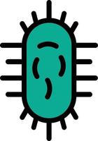 diseño de icono de vector de bacterias