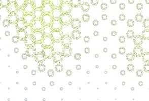 Light green vector texture with disks.