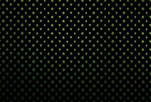 Dark green vector layout with elements of cards.