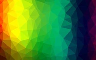 Dark Multicolor, Rainbow vector blurry triangle texture.