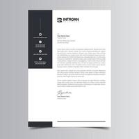 Modern Letterhead Template vector