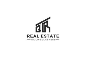 Letter Q for Real Estate Remodeling Logo. Construction Architecture Building Logo Design Template Element. vector