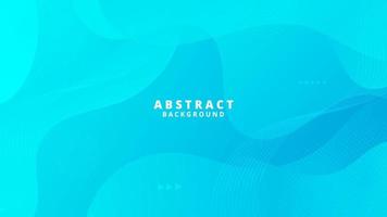 Abstract Blue Fluid Wave Banner Template vector
