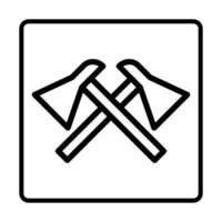 Axe Icon. Social media sign icons. Vector illustration isolated for graphic and web design.