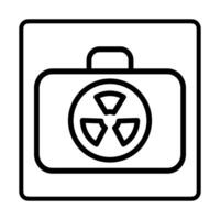 Radioactive Icon. Social media sign icons. Vector illustration isolated for graphic and web design.