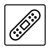 plaster Icon. Social media sign icons. Vector illustration isolated for graphic and web design.