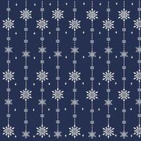 Christmas pattern, Christmas Decoration background. Snow flakes pattern vector