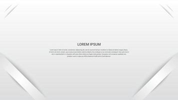 white background design with copy space vector