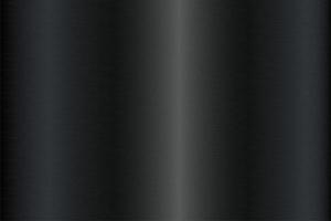 Black foil background. Metal textured shiny gradient. Stainless glossy surface with reflection. Realistic chrome backdrop. Vector illustration