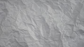 Crumpled paper stop motion for copy space. Paper animation for video effect overlay