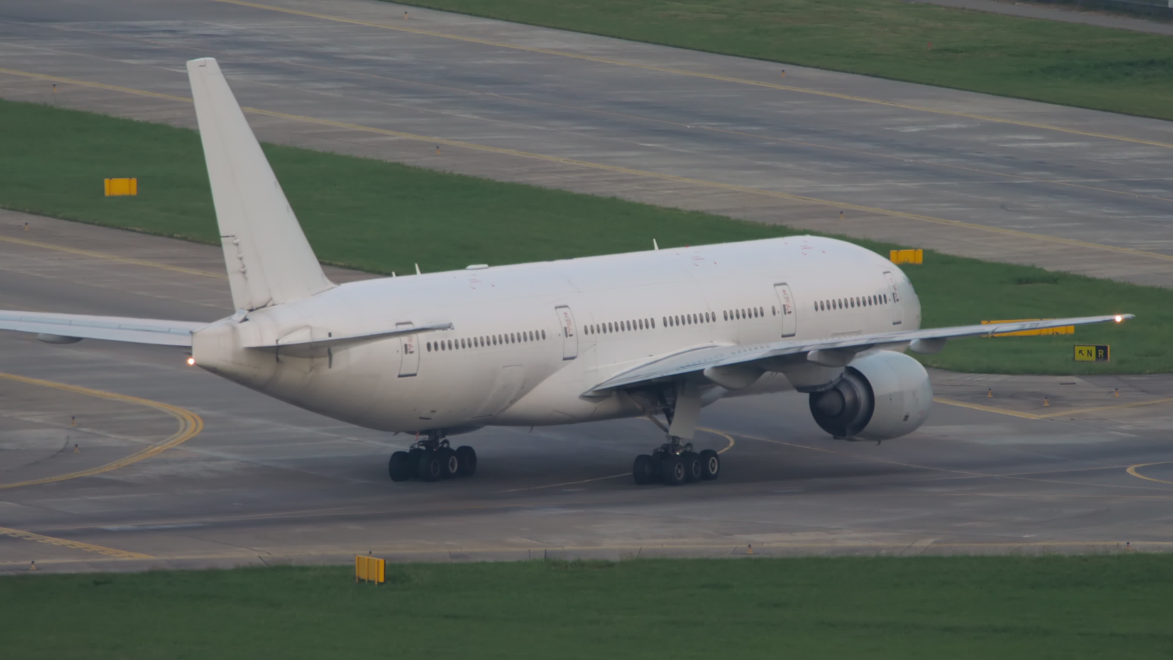 SOCHI, RUSSIA JULY 31, 2022 Boeing 777, RA 73340 of Nordwind Airlines