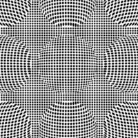 Optical illusion lines background. Abstract 3d black and white illusions. Conceptual design of optical illusion .10 illustration vector