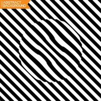 Optical illusion lines background. Abstract 3d black and white illusions. Conceptual design of optical illusion .10 illustration vector