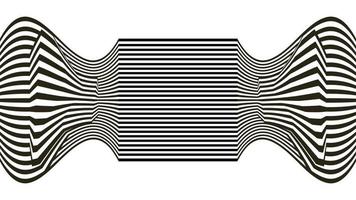 Optical illusion lines background. Abstract 3d black and white illusions. Conceptual design of optical illusion .10 illustration vector