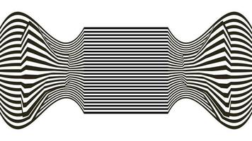 Optical illusion lines background. Abstract 3d black and white illusions. Conceptual design of optical illusion .10 illustration vector