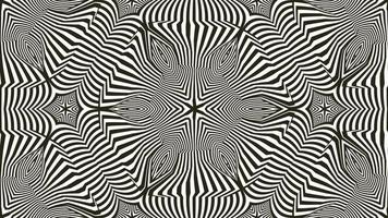 Optical illusion lines background. Abstract 3d black and white illusions. Conceptual design of optical illusion .10 illustration vector