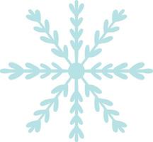 Beautiful snowflake illustration vector