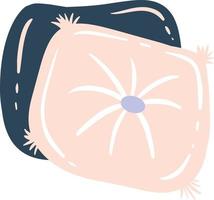 A couple of pillow cushion illustration vector