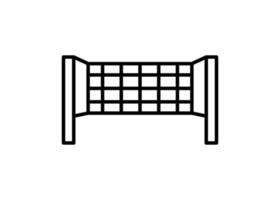 Volleyball net icon summer design template vector isolated illustration
