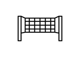 Volleyball net icon summer design template vector isolated illustration