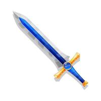 sword vector isolated white background