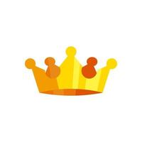 Crown vector isolated on white background