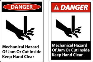 peligro peligro mecánico de atasco o corte en el interior mantenga las manos alejadas