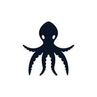 Octopus symbol vector icon illustration