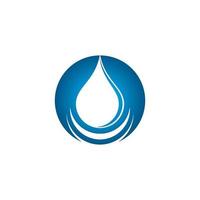 Water drop vector icon illustration