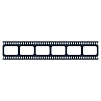 Film strip logo images vector