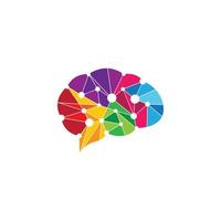 Brain logo images vector