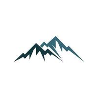 Mountain vector icon illustration design