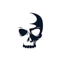 Skull vector icon illustration