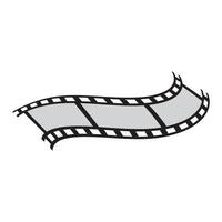 Filmstrip vector icon illustration