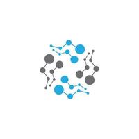 Molecule vector icon illustration design