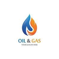 Oil and gas icon vector