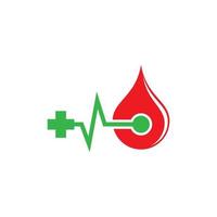 Blood vector icon illustration