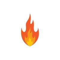 Fire symbol vector icon illustration