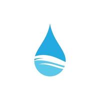 Water drop vector icon illustration