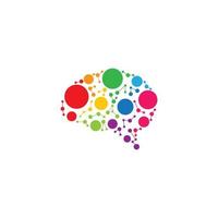 Brain logo images vector