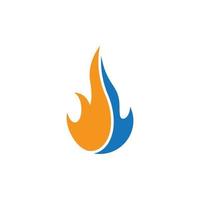 Fire symbol vector icon illustration