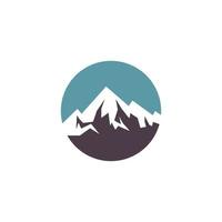 Mountain vector icon illustration design