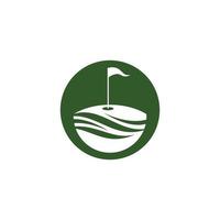 ilustración de icono de vector de símbolo de golf